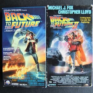 Back to the Future & Back to The Future 2 Combo VHS Pack
